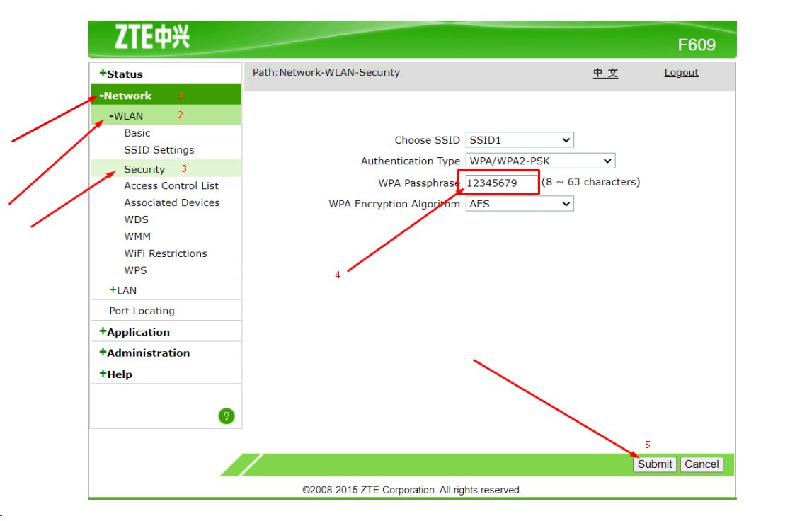 F609 Change Password Ssid rev2 F609 Change Password Ssid rev2
